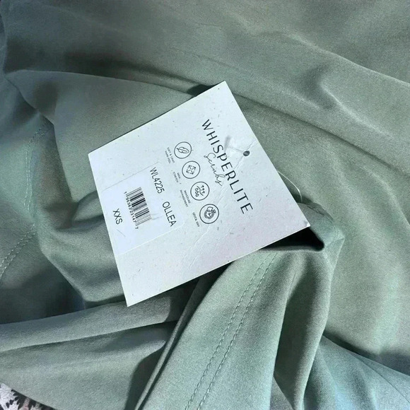 Whisperlite Scrubs Women's Sage Green Top XXS - Picture 6 of 7
